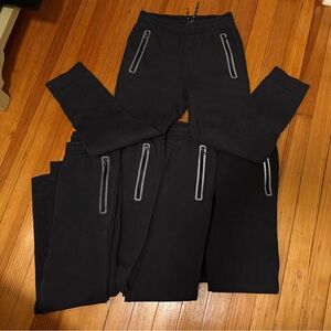 5 pairs Old Navy Dynamic Fleece Joggers Boys XL Black